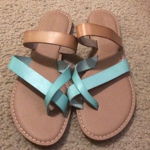 Sandals with straps